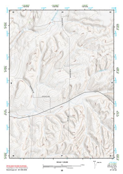 47118SE Page 35 Ritzville Topo Preview 1