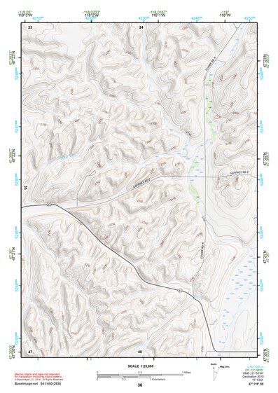 47118SE Page 36 Ritzville Topo Preview 1
