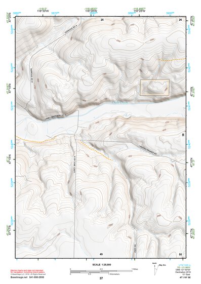 47118SE Page 37 Ritzville Topo Preview 1