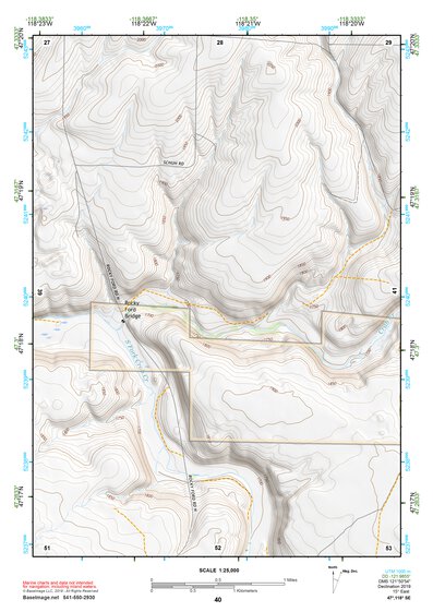 47118SE Page 40 Ritzville Topo Preview 1