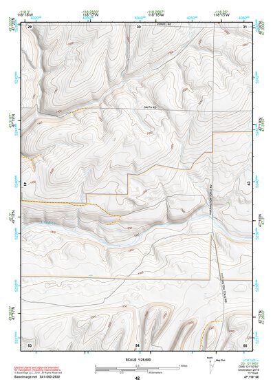 47118SE Page 42 Ritzville Topo Preview 1
