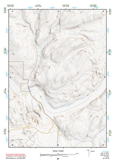 47118SE Page 44 Ritzville Topo Preview 1
