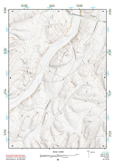47118SE Page 45 Ritzville Topo Preview 1