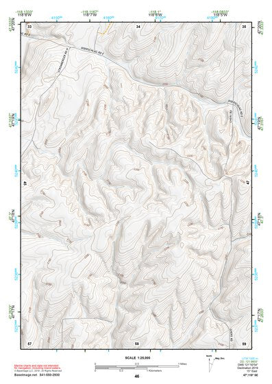 47118SE Page 46 Ritzville Topo Preview 1