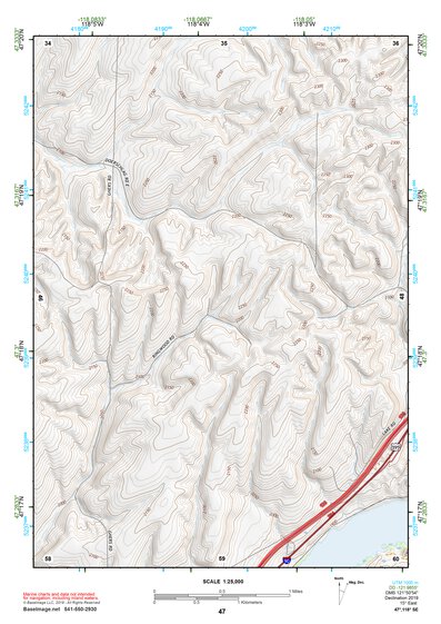 47118SE Page 47 Ritzville Topo Preview 1