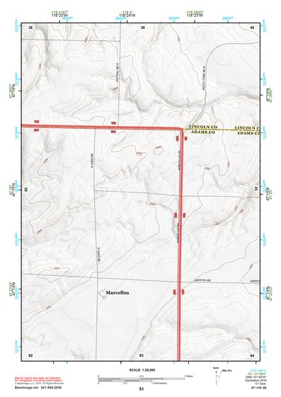 47118SE Page 51 Ritzville Topo Preview 1