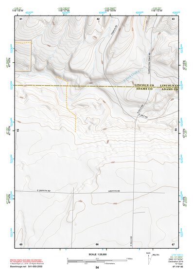 47118SE Page 54 Ritzville Topo Preview 1