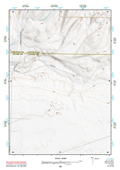 47118SE Page 55 Ritzville Topo Preview 1