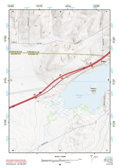 47118SE Page 58 Ritzville Topo Preview 1