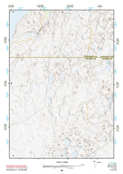 47118SE Page 60 Ritzville Topo Preview 1