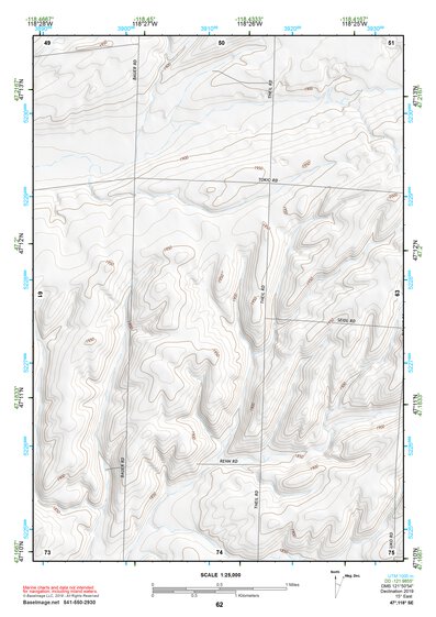 47118SE Page 62 Ritzville Topo Preview 1