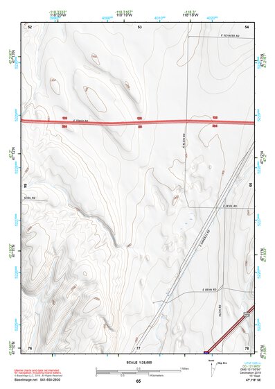47118SE Page 65 Ritzville Topo Preview 1