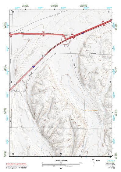 47118SE Page 67 Ritzville Topo Preview 1