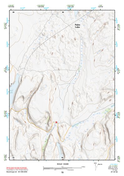 47118SE Page 72 Ritzville Topo Preview 1