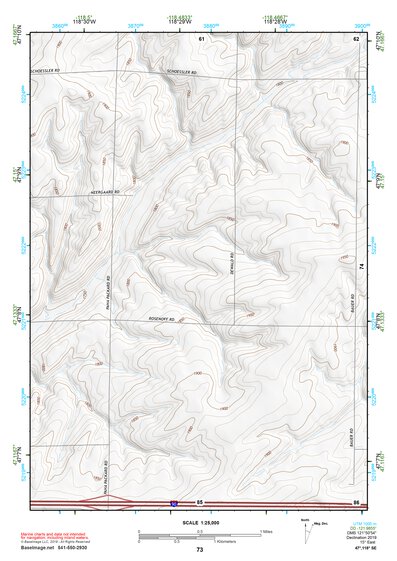 47118SE Page 73 Ritzville Topo Preview 1