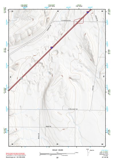 47118SE Page 77 Ritzville Topo Preview 1