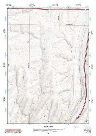 47118SE Page 86 Ritzville Topo Preview 1