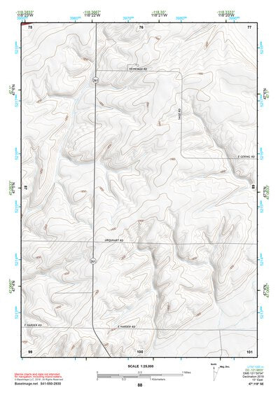 47118SE Page 88 Ritzville Topo Preview 1