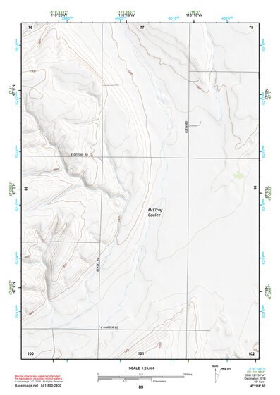 47118SE Page 89 Ritzville Topo Preview 1