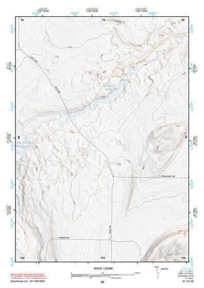 47118SE Page 91 Ritzville Topo Preview 1