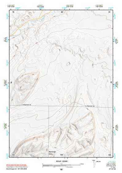 47118SE Page 92 Ritzville Topo Preview 1