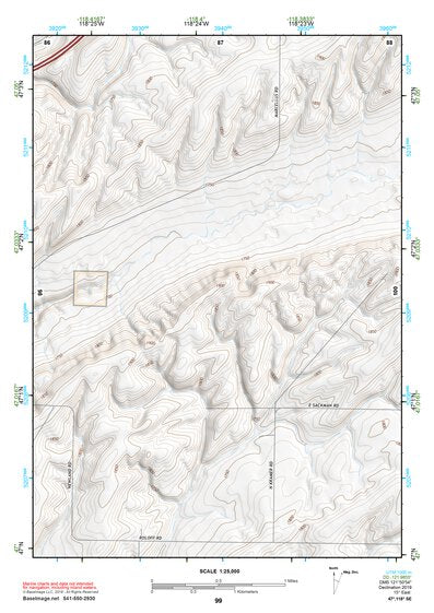 47118SE Page 99 Ritzville Topo Preview 1