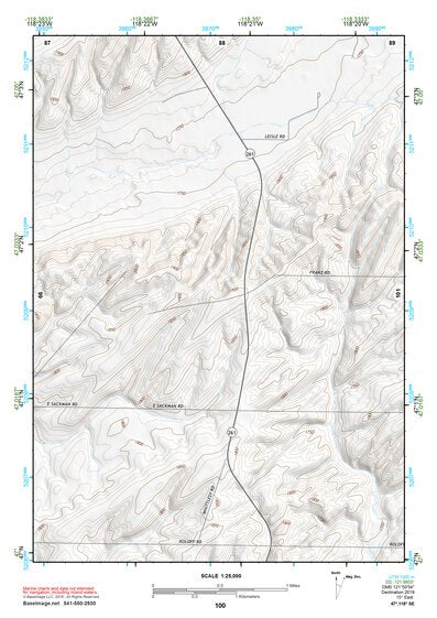 47118SE Page 100 Ritzville Topo Preview 1