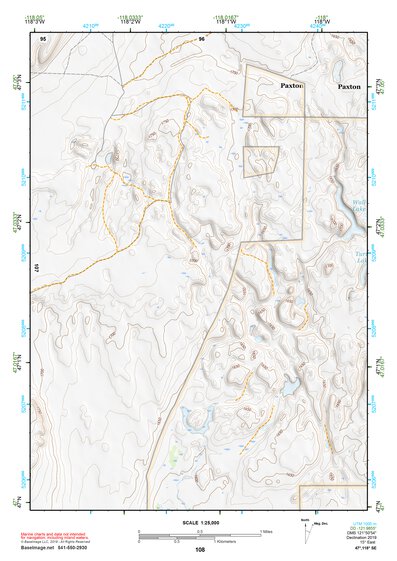 47118SE Page 108 Ritzville Topo Preview 1