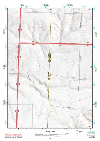 47118SW Page 49 Ritzville Topo Preview 1