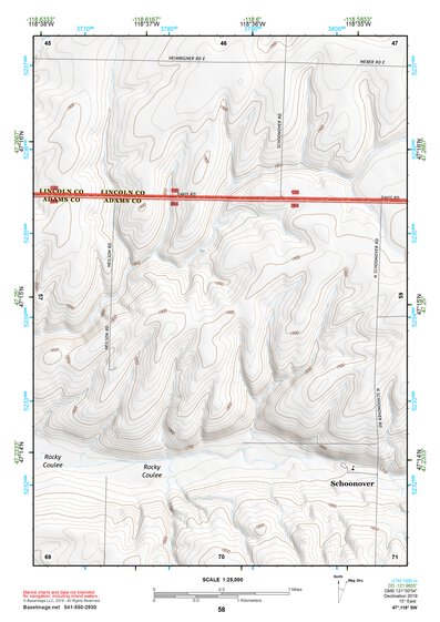 47118SW Page 58 Ritzville Topo Preview 1