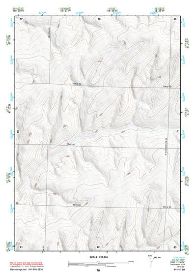 47118SW Page 70 Ritzville Topo Preview 1