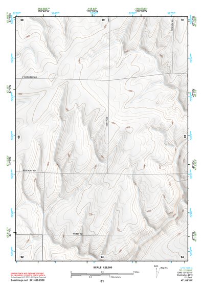 47118SW Page 81 Ritzville Topo Preview 1