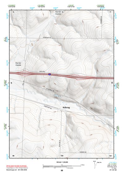 47118SW Page 88 Ritzville Topo Preview 1