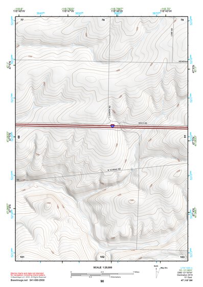 47118SW Page 90 Ritzville Topo Preview 1