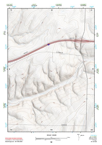 47118SW Page 92 Ritzville Topo Preview 1