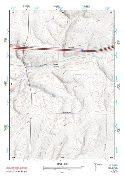 47118SW Page 93 Ritzville Topo Preview 1