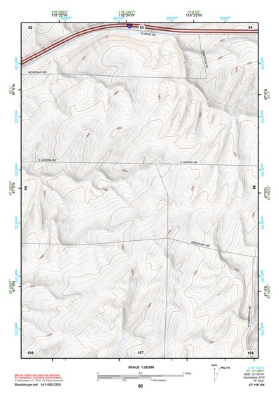 47118SW Page 95 Ritzville Topo Preview 1