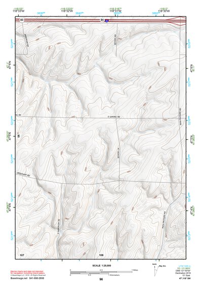 47118SW Page 96 Ritzville Topo Preview 1