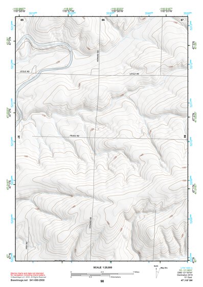 47118SW Page 98 Ritzville Topo Preview 1