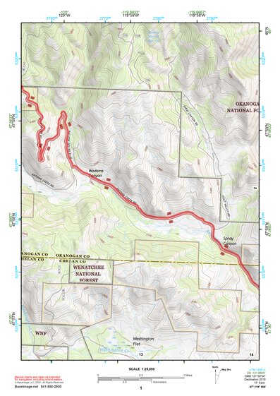 47119NW Page 1 Banks Lake Topo Preview 1