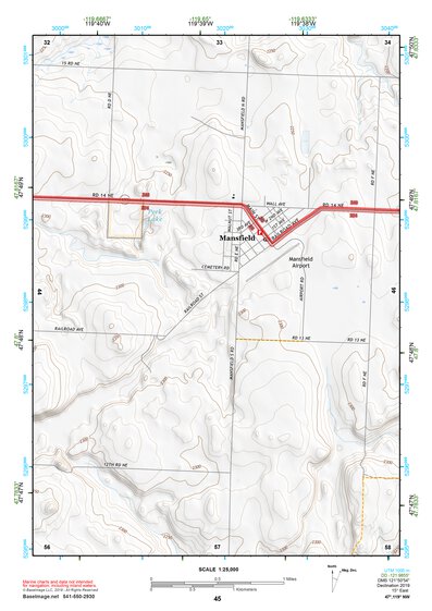 47119NW Page 45 Banks Lake Topo Preview 1