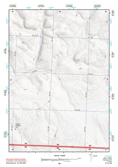 47119NW Page 74 Banks Lake Topo Preview 1