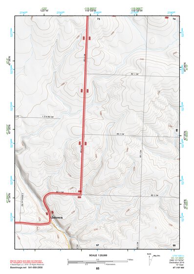 47119NW Page 85 Banks Lake Topo Preview 1