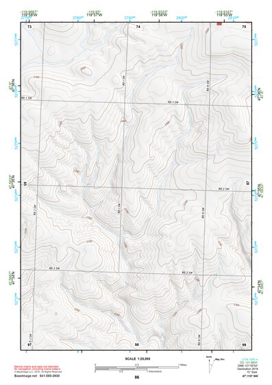 47119NW Page 86 Banks Lake Topo Preview 1