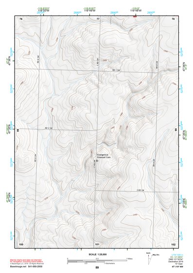 47119NW Page 89 Banks Lake Topo Preview 1