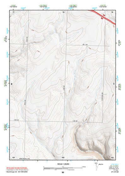 47119NW Page 90 Banks Lake Topo Preview 1