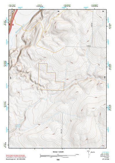 47119NW Page 104 Banks Lake Topo Preview 1