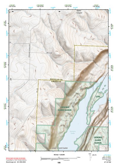 47119NW Page 108 Banks Lake Topo Preview 1