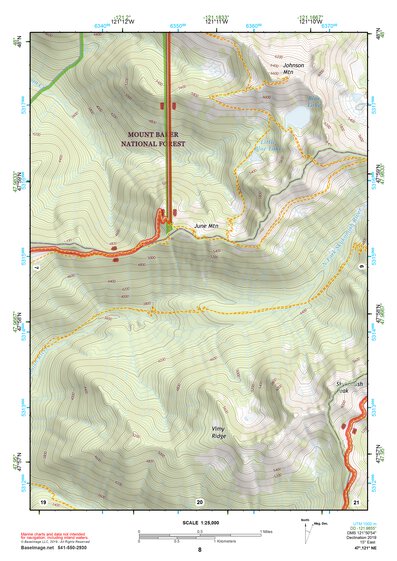 47121NE Page 8 Skykomish River Topo Preview 1