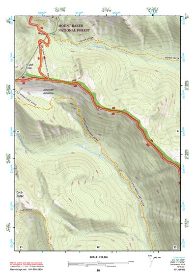 47121NE Page 10 Skykomish River Topo Preview 1